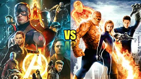 Avengers Vs Fantastic Four Youtube