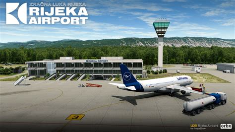 P3dv4p3dv5 Orbx Rijeka Airport Ldri
