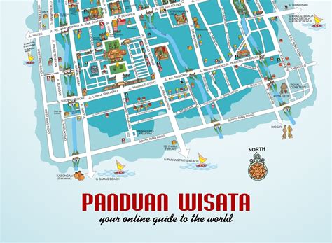 Peta Lengkap Indonesia Yogyakarta Tourism Map