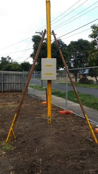 Maybe you would like to learn more about one of these? Temporary Power Pole Hire Melbourne - Installed FAST power ...