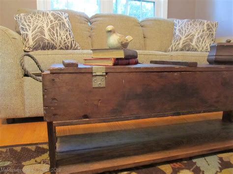 Save 15% on select furniture with code save15. Ammo Box Coffee Table - My Repurposed Life®
