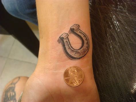 Get A Tiny Horseshoe Tattoo Either On My Side Rib Cage Or A Few Inches