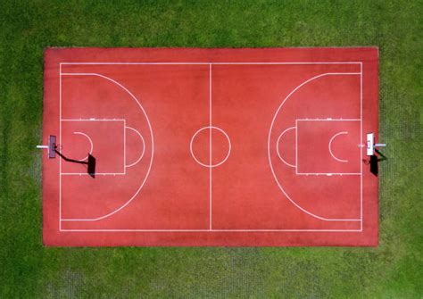 Basketball Court From Above Stock Photos Pictures And Royalty Free