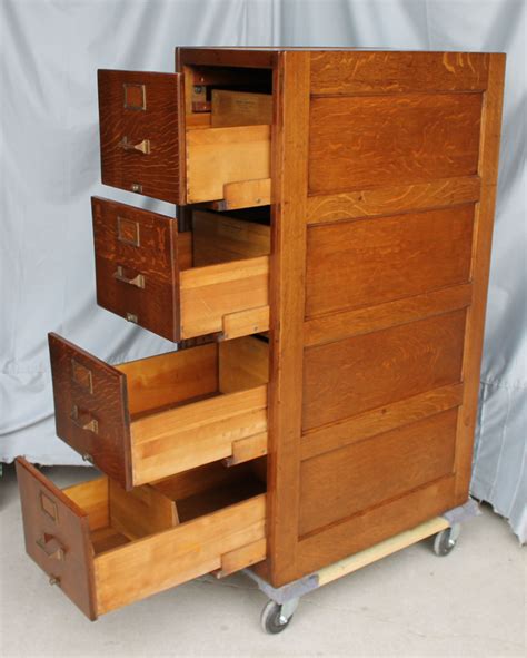 Shop wayfair for all the best wood filing cabinets. Bargain John's Antiques | Antique Oak File Cabinet - 4 ...