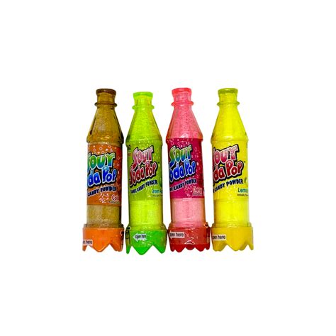 Sour Soda Pop 4pack 12ct Valentinas Party World Dulceria