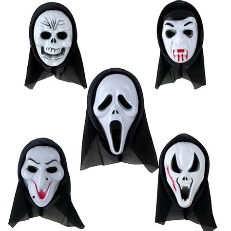 Halloween Mask Party Scary Ghost Face Mask Scream Mask Costume Skull