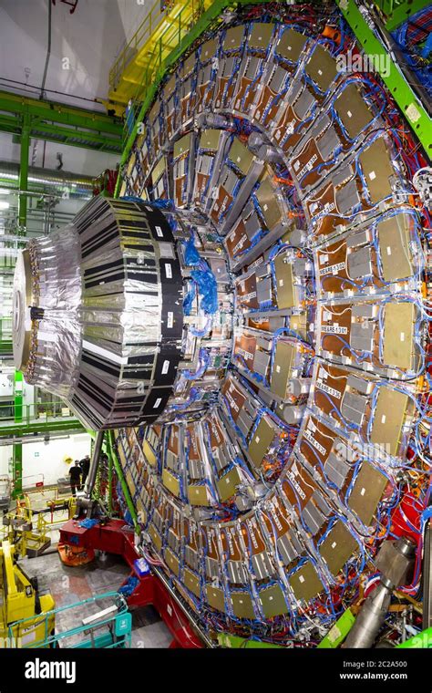 The Large Hadron Collider In Cern Stock Photo Alamy