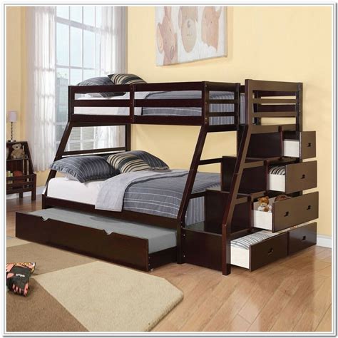 Full Over Twin Bunk Beds With Stairs Bedroom Home Decorating Ideas Yxkmqpbkgw
