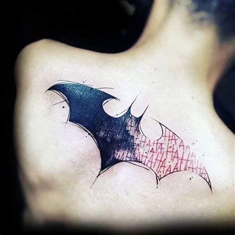 50 Batman Symbol Tattoo Designs For Men Superhero Ink Ideas