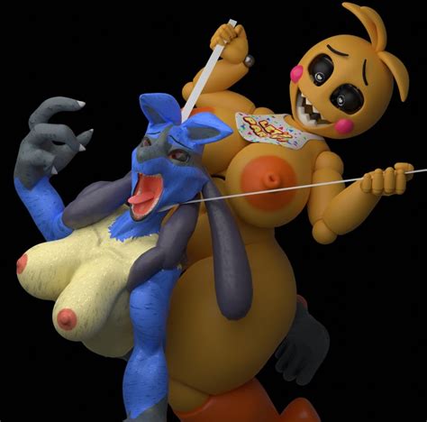 Rule 34 3d Asphyxiation Chocoscorner Choking Five Nights At Freddys Lucario Pokemon Toy Chica