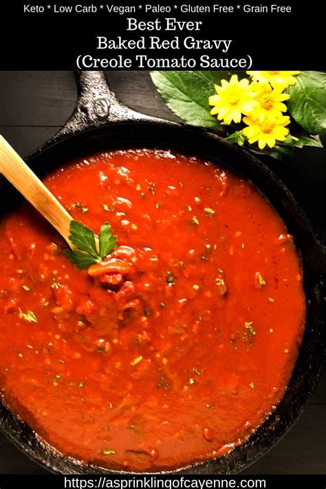 Maybe you would like to learn more about one of these? Best Ever Baked Red Gravy Recipe (Creole Tomato Sauce ...