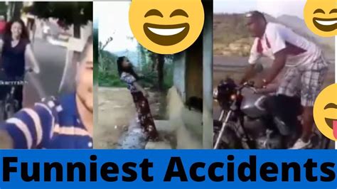 Funny Accidents Hilarious Video On Road Mistakes Funny Accidents