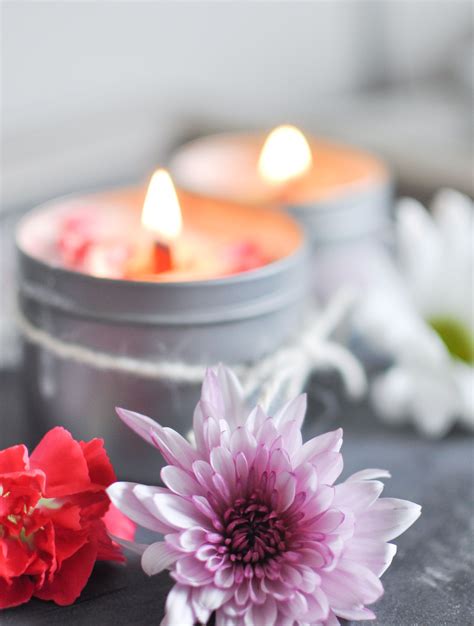 How To Make Floral Candles Evento Vistas