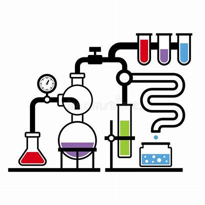 Chemistry Laboratory Clipart Infographic Clip Experiment Vector