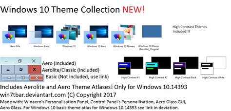 Windows 10 Theme Collection for Win 10 [UPDATED] by WIN7TBAR on DeviantArt