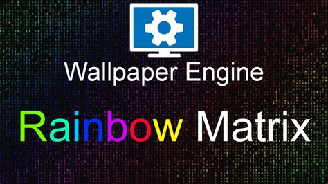 These extensions and wallpapers are made for the opera browser. Random Rainbow Matrix Animated Wallpaper - Wallpaper ...