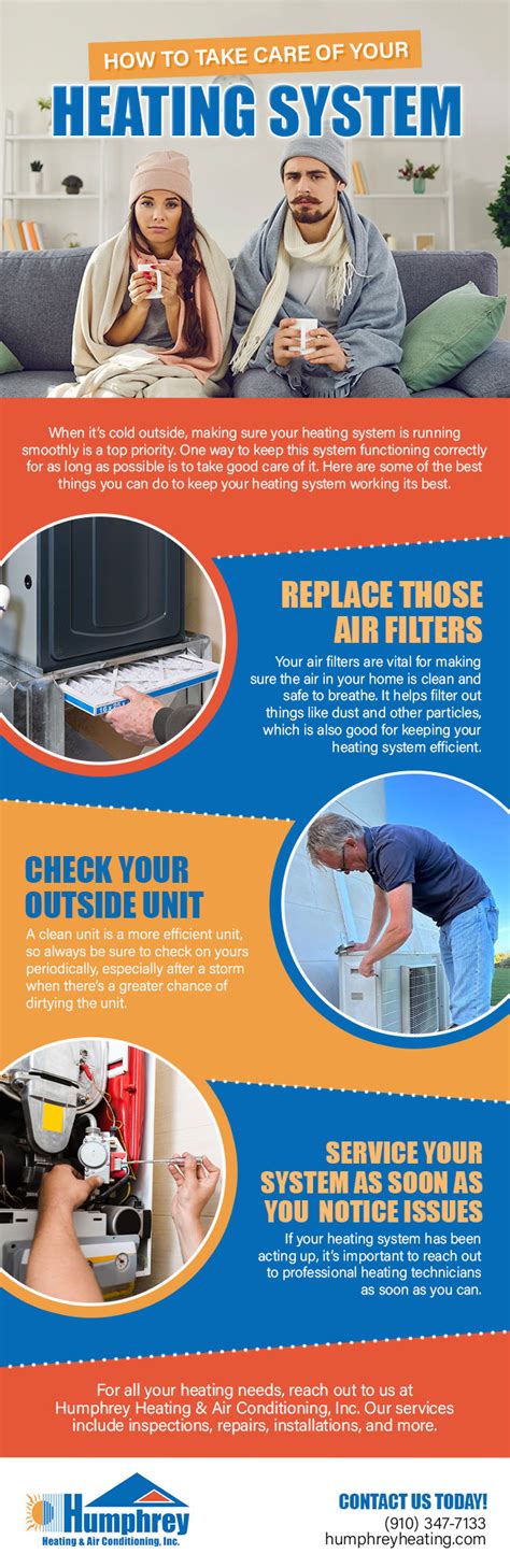 How To Take Care Of Your Heating System Infographic Humphrey