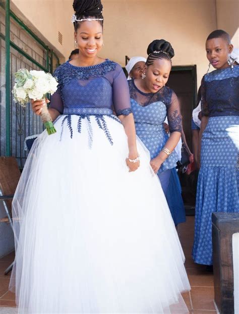 Shweshwe Dresses For Women 2018 African Traditional Wedding Dress