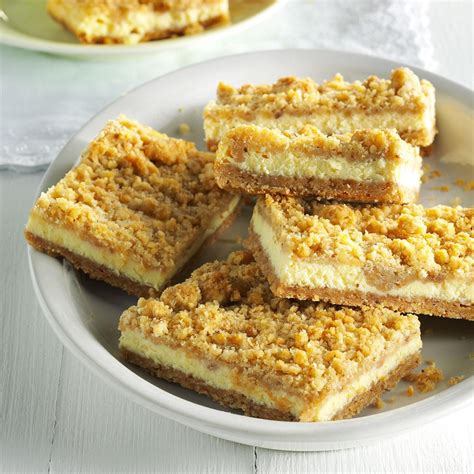 Nutty Cheesecake Squares Recipe Taste Of Home