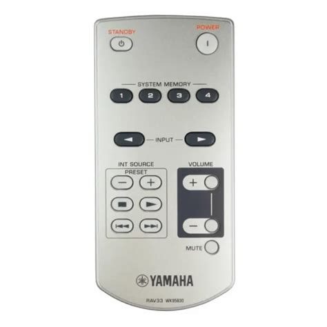 NEW GENUINE YAMAHA DSP Z AV Receiver Remote Control PicClick