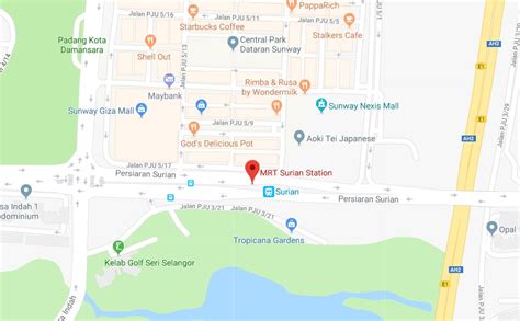 Sunway nexis mall által készített kép erről: Surian MRT Station, MRT station next to the Sunway Giza ...