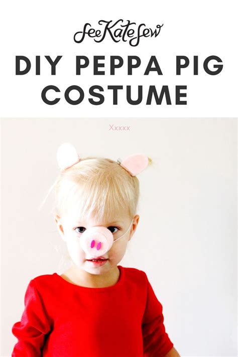 Maybe you would like to learn more about one of these? Peppa Pig Costume DIY - see kate sew | Pig costume diy, Pig costumes, Peppa pig costume