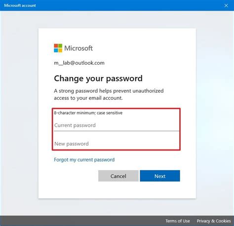 How To Change Your Account Password On Windows 10 Windows Central