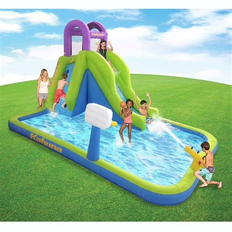 Kahuna Tornado Tower Inflatable Outdoor Backyard Kiddie Pool Slide