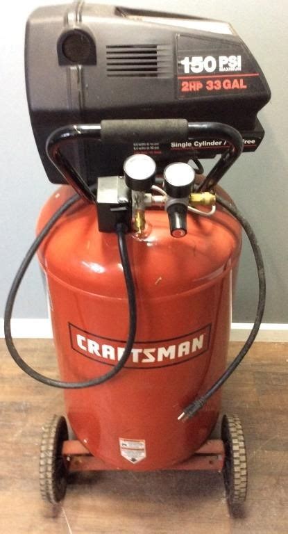 Craftsman 33 Gallon 150 Psi Air Compressor