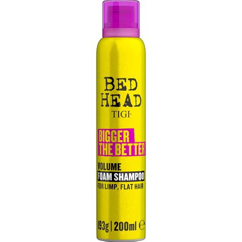Bed Head By TIGI Bigger The Better Volume Foam Shampoo For Fine Hair