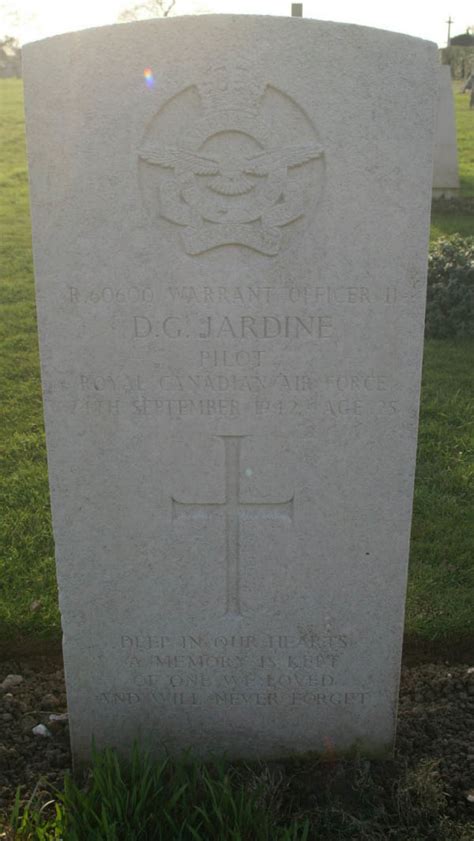 Douglas Graeme Jardine The Canadian Virtual War Memorial Veterans