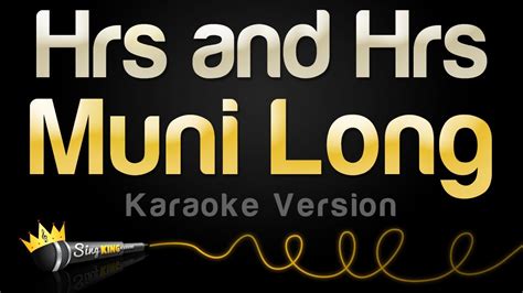 Muni Long Hrs And Hrs Karaoke Version Youtube Music