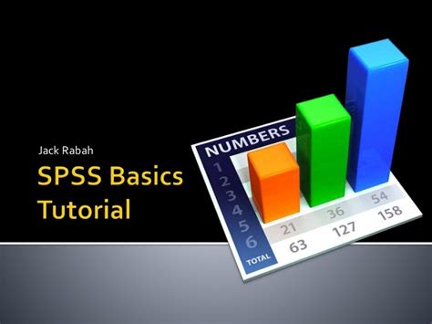 Spss Basics Tutorial