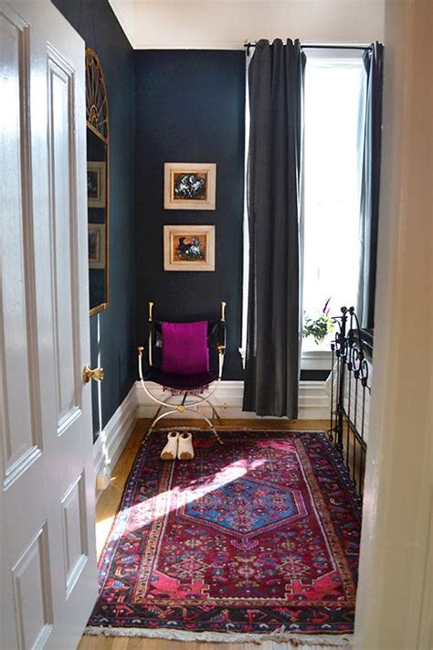 Fun purple furniture and purple decor ideas! Design Fixation: Navy Blue + Purple Home Decor Inspiration