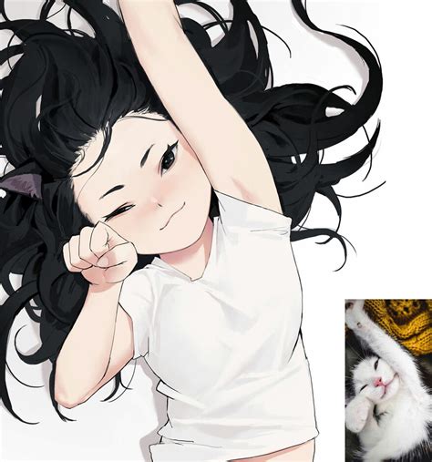 What Would Cats Look Like As Anime Girls This Japanese Illustrator Has