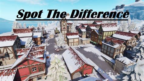 Fortnite Spot The Difference Happy Hamlet Edition Youtube