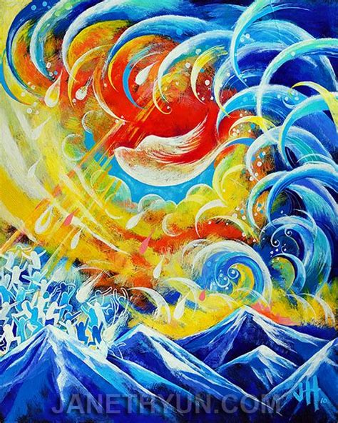 Prophetic Art By Janet Hyun Spiritual Tsunami Art Prophetic Art