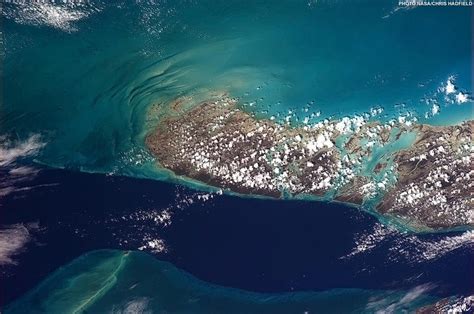 Andros As Seen From Space Photo The Bahamas Investor