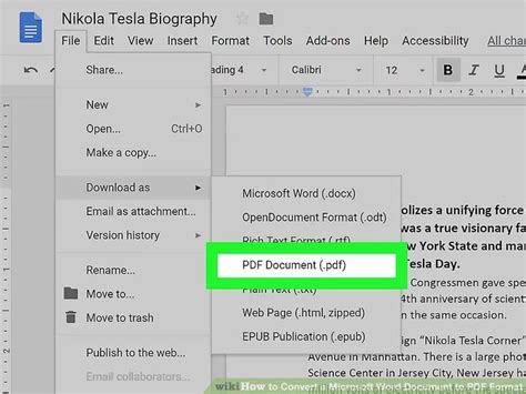 4 Ways To Convert A Microsoft Word Document To Pdf Format Microsoft