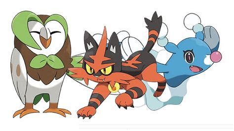Heres What The Evolutions Of Pokémon Sun And Moons Starters Look Like