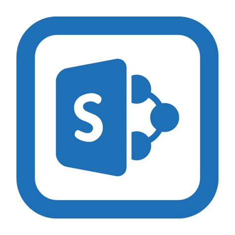 Outline Sharepoint Icon Download Free Icons