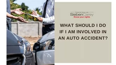 Ppt What Should I Do If I Am Involved In An Auto Accident Powerpoint