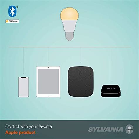 Sylvania 9w Led Smart Bluetooth A19 Light Bulb Works With Apple