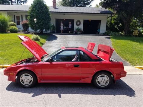 1986 Toyota Mr2 Cpe Red Excellent Condition For Sale Toyota Mr2 Coupe