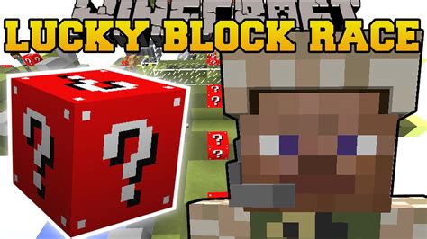 Minecraft Hardcore War Lucky Block Race Lucky Block Mod Modded
