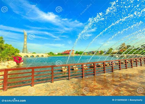 Aspire Park Doha Sportstad Stock Foto Image Of Nave 215690658