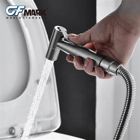 Gfmark Sus Stainless Steel Handheld Toilet Bidet Sprayer Set Kit Douche Kit Shower Tap Shower