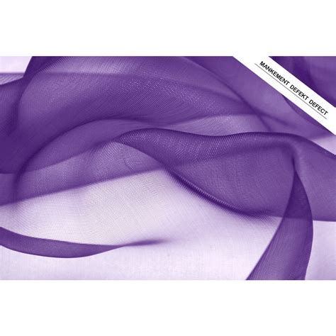 Organza Purple Yes Fabrics