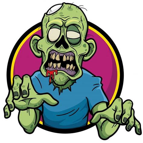 Premium Vector Zombie Cartoon Zombie Cartoon Zombie Drawings