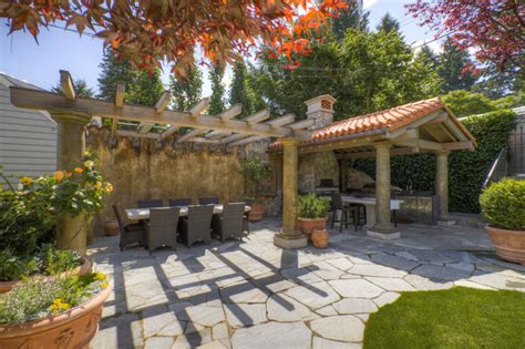 Before you begin your review, make sure that there are a few describe tuscan design patio mason string and use a shovel or shovel digging out the area to 10 inches deep. Tuscan Outdoor Kitchen - Mediterranean - Patio - Vancouver ...